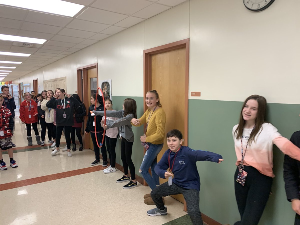 Real people number line inequalities in the hallway.  Love to see classes get out of their comfort zone.  Thanks Mr Smith.   #weareplainedge.