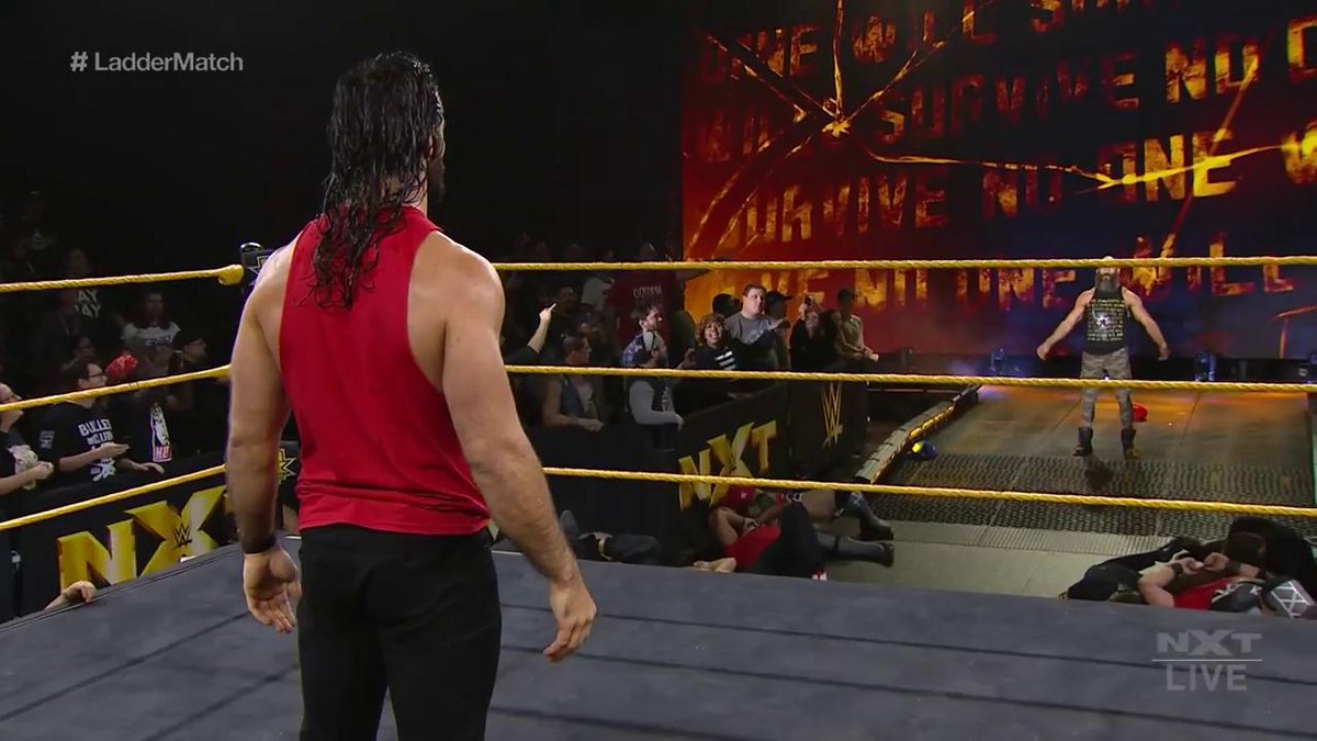Hey, @WWERollins...Daddy's home. 😘@NXTCiampa #WWENXT