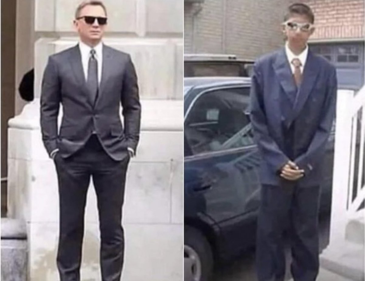 How I look before the game vs after the loss: