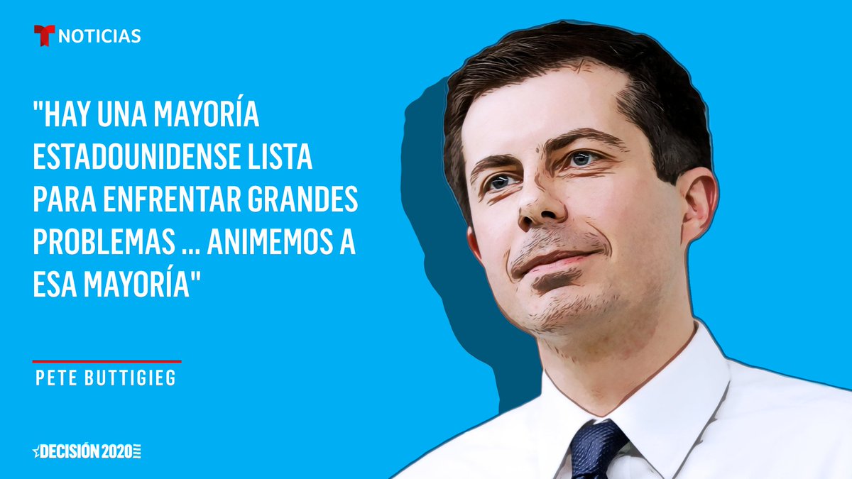 TelemundoNews's tweet image. 🇺🇸 @PeteButtigieg durante el #DemDebate5 #Decision2020  

Sigue nuestro LIVEBLOG 👉🏻 tlmdo.co/37luWTr