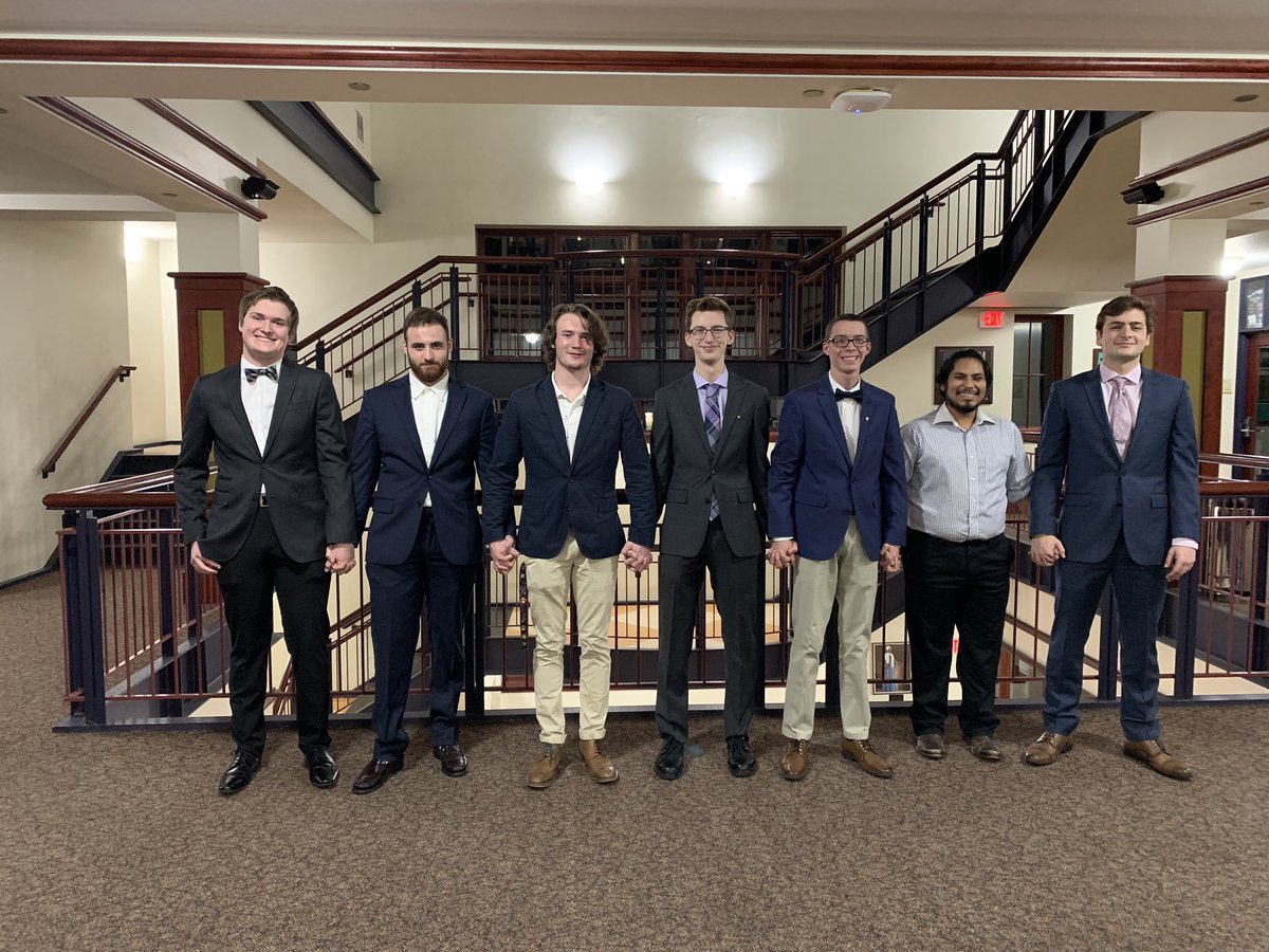 Introducing the new Interfraternity Council! Congratulations to Jonathan Stander, Carter Moore, Camden Musilek, Liam Smith, Jayden VanMaurick, Frank Hernandez, and John Hoesli! 😎✨