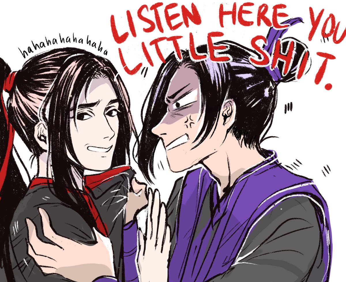 I want a MDZS extra where it’s just Jiang Cheng trying not to kill Wei ...