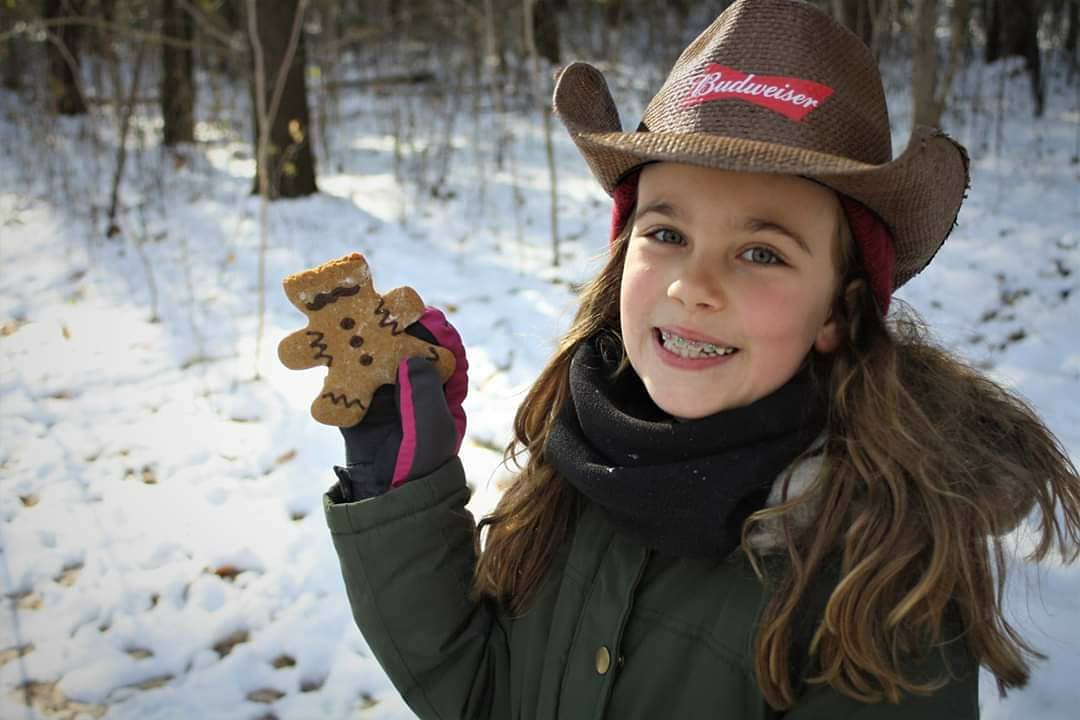 Brave_River's tweet photo. Darko's friend Jaime came over for a hike to our creek. What a gorgeous Sunday morning! She got our last homemade 'Positivitron' puppet, &amp; dark made her an honorary #TobogganLeaguer https://t.co/sZgRs5Lyc6