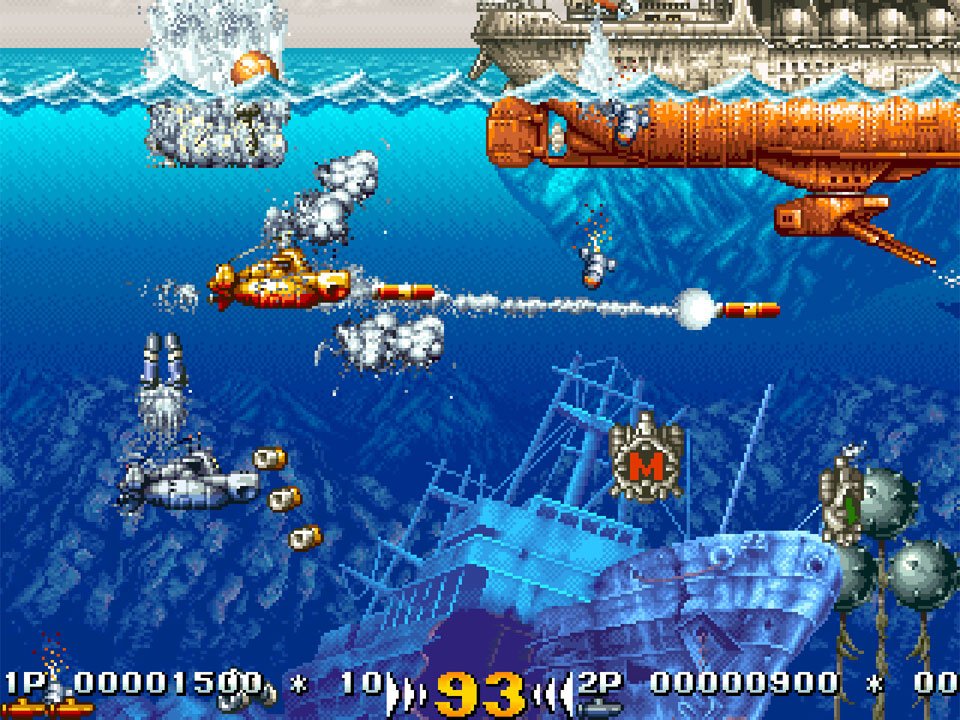 Hamster Corporation Ps4 Nintendo Switch アーケードアーカイブス 海底大戦争 配信スタート 1993年にアイレムから発売されたシューティングゲームです 新型潜水艦を操り 悪の組織の野望を阻止しましょう 描き込まれた 美しいドット絵が高い評価を受け