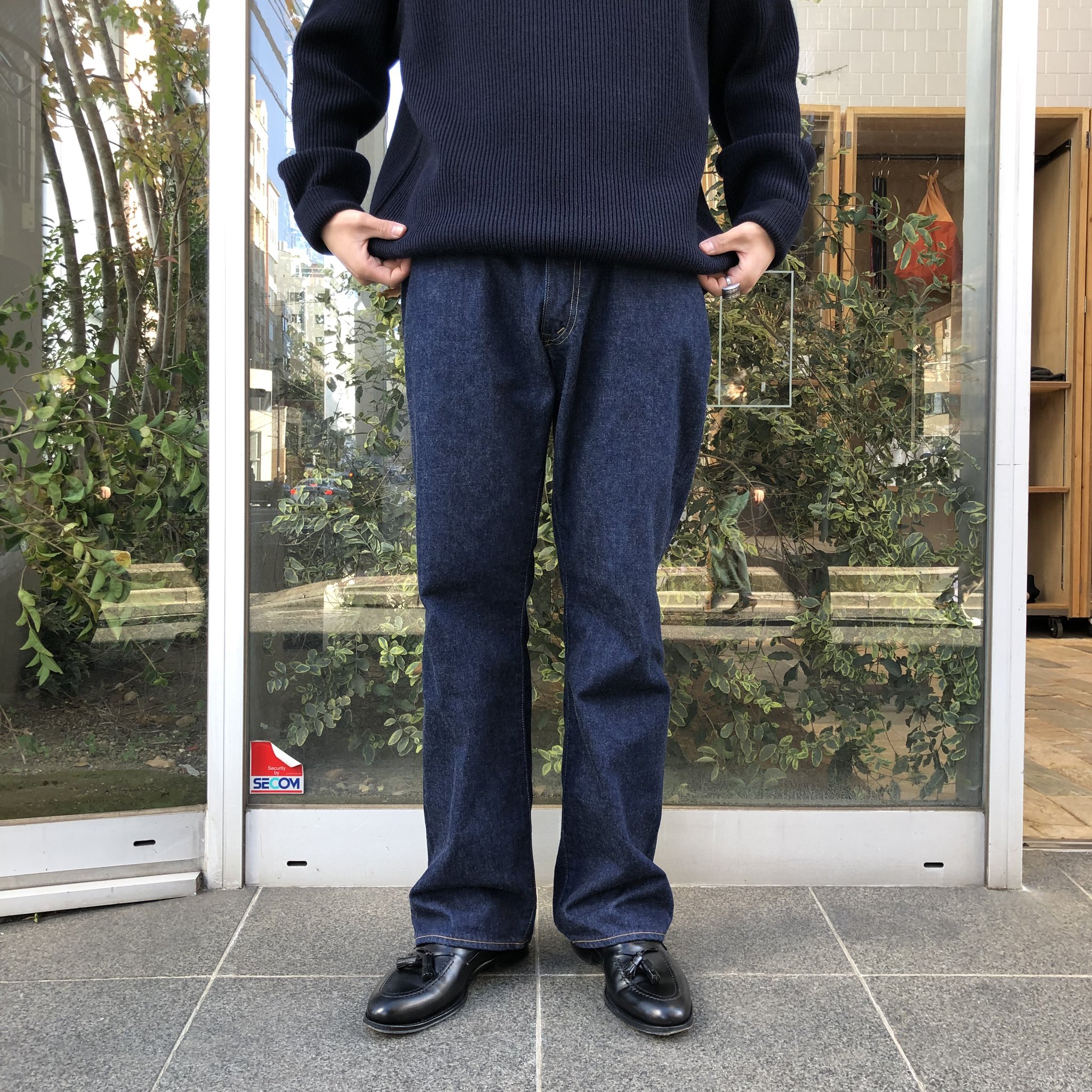2022超人気 cantate 22AW Denim Flare カンタータ Flare Trousers