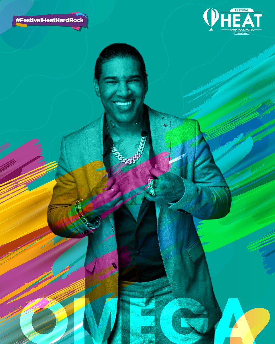 Omega El Fuerte 💪🏽, artista invitado #FestivalHeatHardRock. Este 22 de noviembre!! Suscríbete a nuestro canal de YouTube y mira la transmisión en directo.