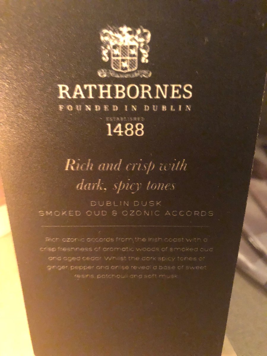 It is utterly remarkable to have an Irish company, @rathbornes1488, more than 530 years old showing their wares in NYC in 2019. #rathbornecandles (founded the same year as, apparently, Michelangelo started his apprenticeship). Thanks @DCCoI for making possible.