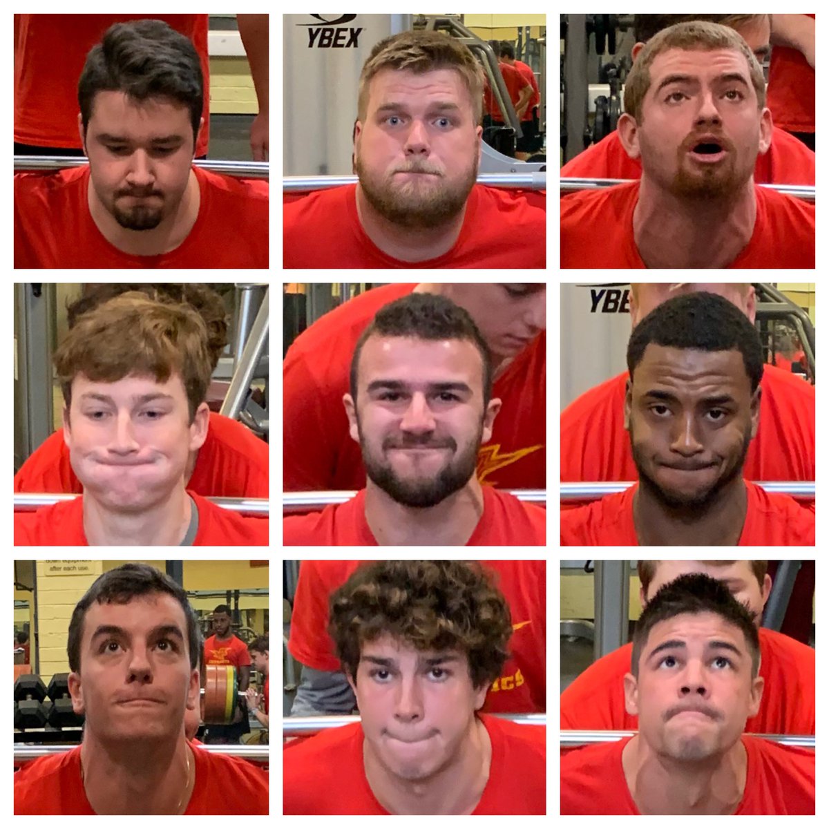 GoGriffsLax's tweet photo. Squaaaat day! #squatface #bodybyegan #irongriffin @CHCAthletics @ChestnutHill https://t.co/C9QhvgHDOr