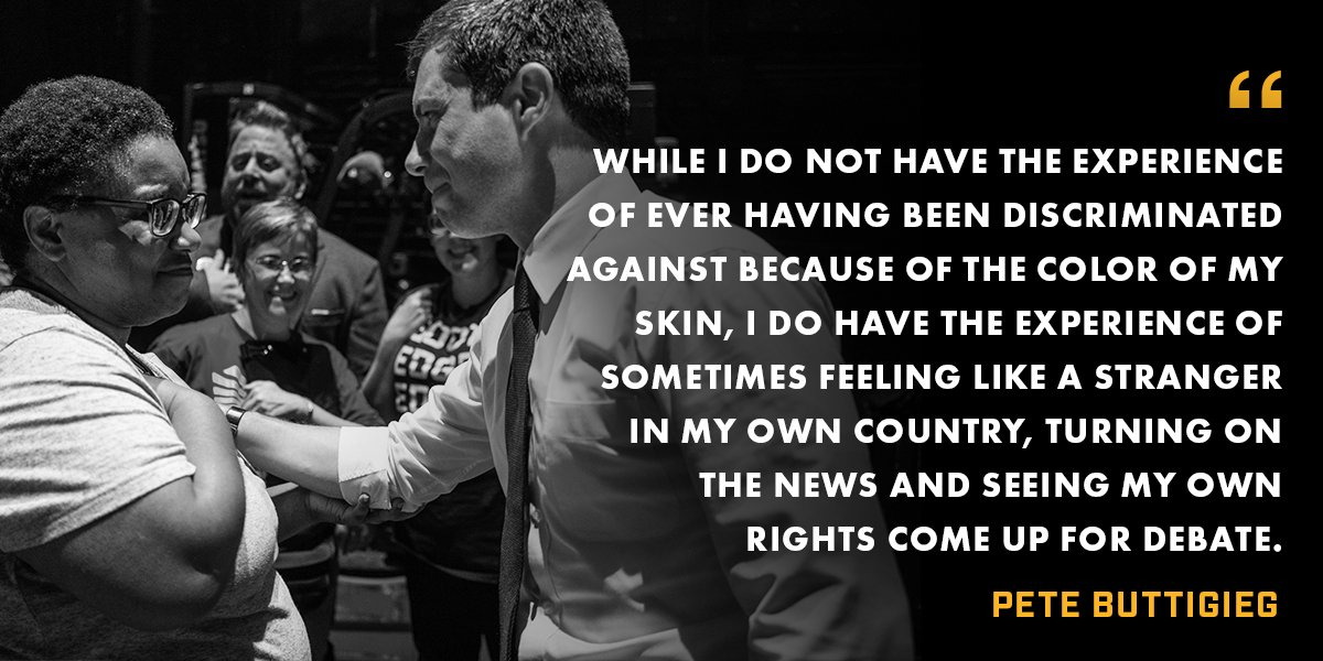 No one should ever feel like a stranger in their own country. 

#DemDebate