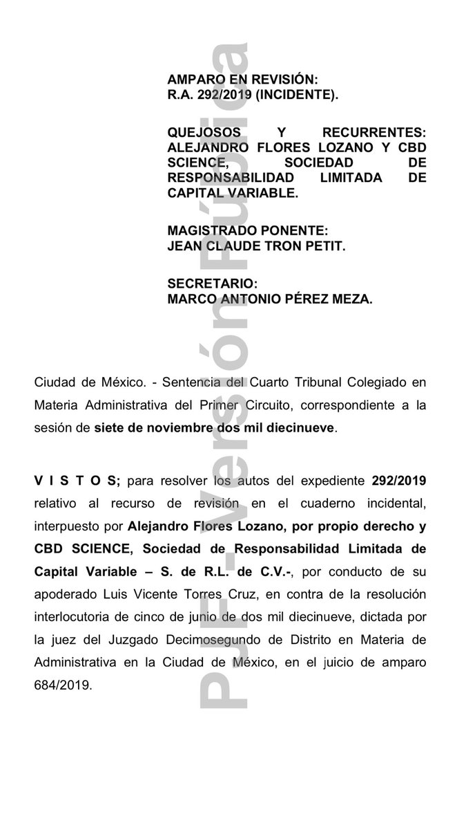 moss_rub's tweet image. Un Tribunal Federal otorgó una suspensión definitiva a CBD Science que ordena al gobierno federal que respete los permisos otorgados por la @COFEPRIS a la empresa para que comercialice productos con cannabidiol, principal componente de la #mariguana milenio.com/policia/ordena…