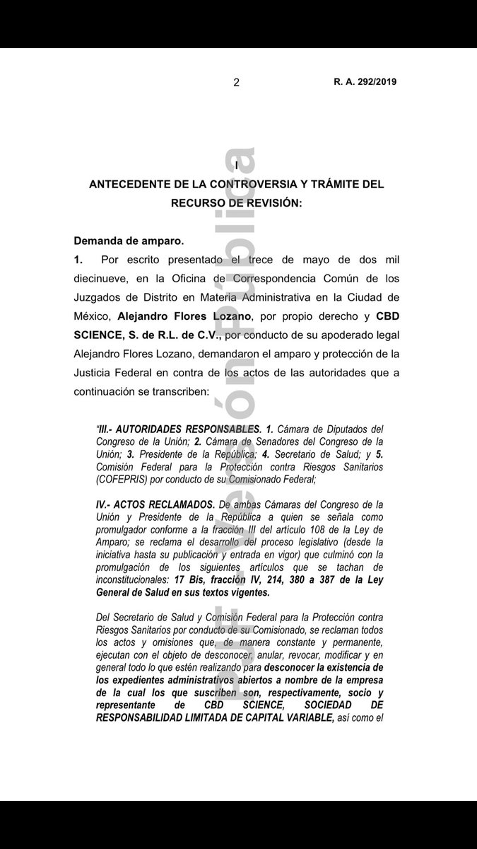 moss_rub's tweet image. Un Tribunal Federal otorgó una suspensión definitiva a CBD Science que ordena al gobierno federal que respete los permisos otorgados por la @COFEPRIS a la empresa para que comercialice productos con cannabidiol, principal componente de la #mariguana milenio.com/policia/ordena…