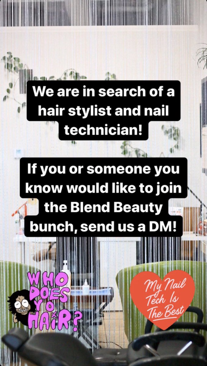 We’d love to hear from you! 💁🏻‍♀️📲 #blendbeautybar #lasvegas #lasvegassalon #americansalon #modernsalon #fullservicesalon #smallbusiness #hairstylist #nailtech #salon #hair #beauty #spa #stylist