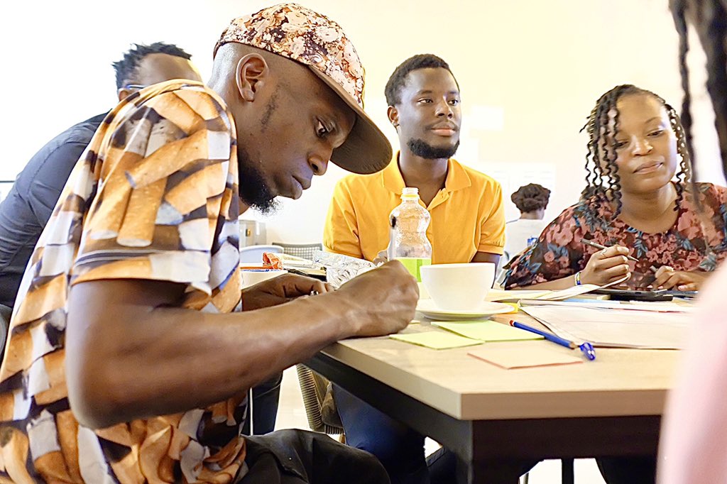 nairobi_design's tweet photo. Our whole team and all the fellows are in Kigali, Rwanda this week jamming with our partners. It’s shaping up to be a memorable and exciting week for all #designthinking #kigali #hcd #design #impactdesign #usercentered #rwanda #nairobidesign https://t.co/0tomORrNIo