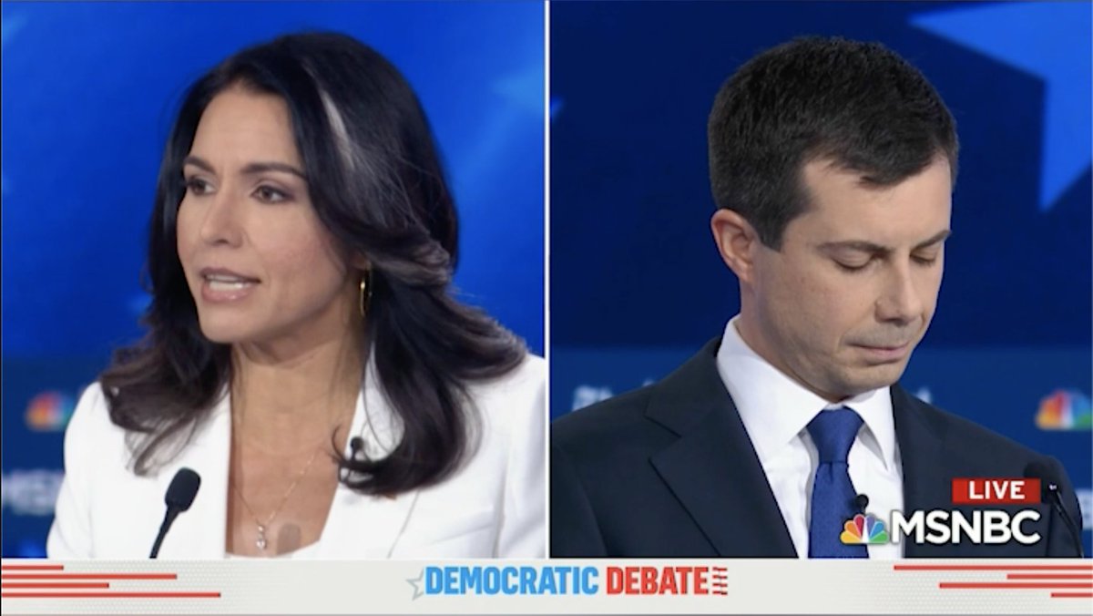@TulsiGabbard's photo on Mayor Pete