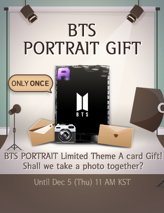 SuperStarBTStwt's tweet photo. #SuperStarBTS '봄날 [Verse 2]' updated!

Thanksgiving Market is just opened! Collect MARKET COIN and Get Precious Rewards!

PORTRAIT Limited Theme on sale! Visit RECOMMEND Store! GOGO!

PORTRAIT Limited Theme A card 1 FREE GIFT!! Don't Miss Out! (ONLY ONCE) https://t.co/OhoF0ZcCPn