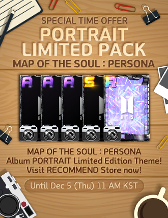 SuperStarBTStwt's tweet photo. #SuperStarBTS '봄날 [Verse 2]' updated!

Thanksgiving Market is just opened! Collect MARKET COIN and Get Precious Rewards!

PORTRAIT Limited Theme on sale! Visit RECOMMEND Store! GOGO!

PORTRAIT Limited Theme A card 1 FREE GIFT!! Don't Miss Out! (ONLY ONCE) https://t.co/OhoF0ZcCPn