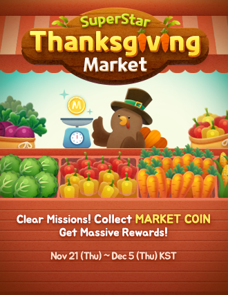 SuperStarBTStwt's tweet photo. #SuperStarBTS '봄날 [Verse 2]' updated!

Thanksgiving Market is just opened! Collect MARKET COIN and Get Precious Rewards!

PORTRAIT Limited Theme on sale! Visit RECOMMEND Store! GOGO!

PORTRAIT Limited Theme A card 1 FREE GIFT!! Don't Miss Out! (ONLY ONCE) https://t.co/OhoF0ZcCPn