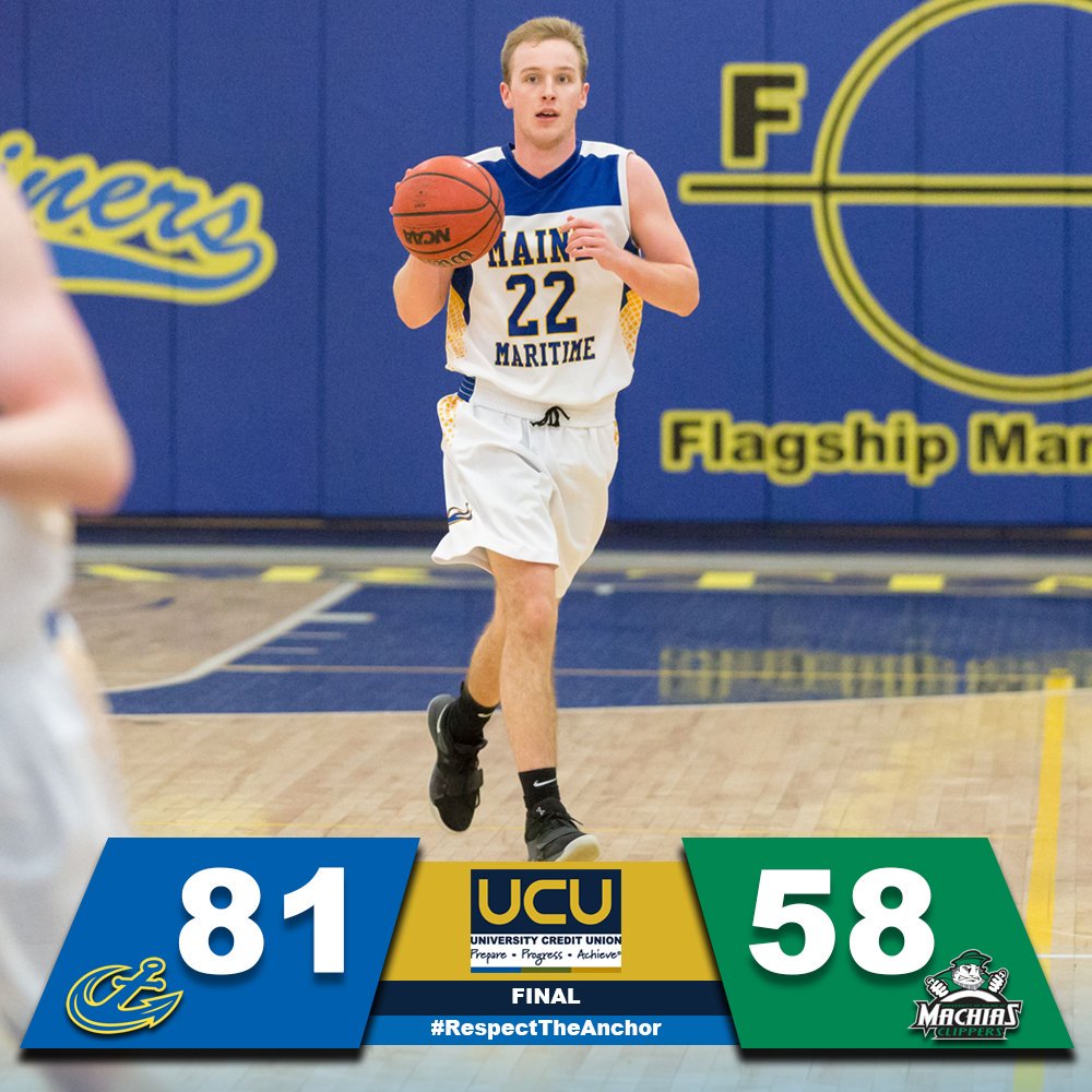 MarinersSports's tweet image. DePatsy Scores 1,000th Career Point as Mariners Sail Past Clippers #MaineMaritime #RespectTheAnchor ⚓️🏀 | bit.ly/35peZKa