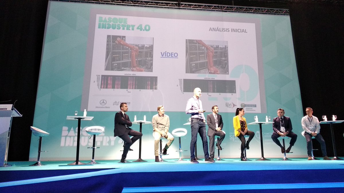 grupospri's tweet photo. En este caso de @bind40, @MBenzEspana colabora con #NeuronSoundware en su taller para analizar el sonido del motor de las máquinas para predecir cuál el mejor momento para cambiar algunas de sus piezas (muñecas de robot).
#basqueindustry40 https://t.co/TcNJ4G5P0g
