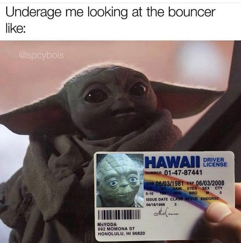 I want a Yoda baby meme thread. I'll start with what I have.