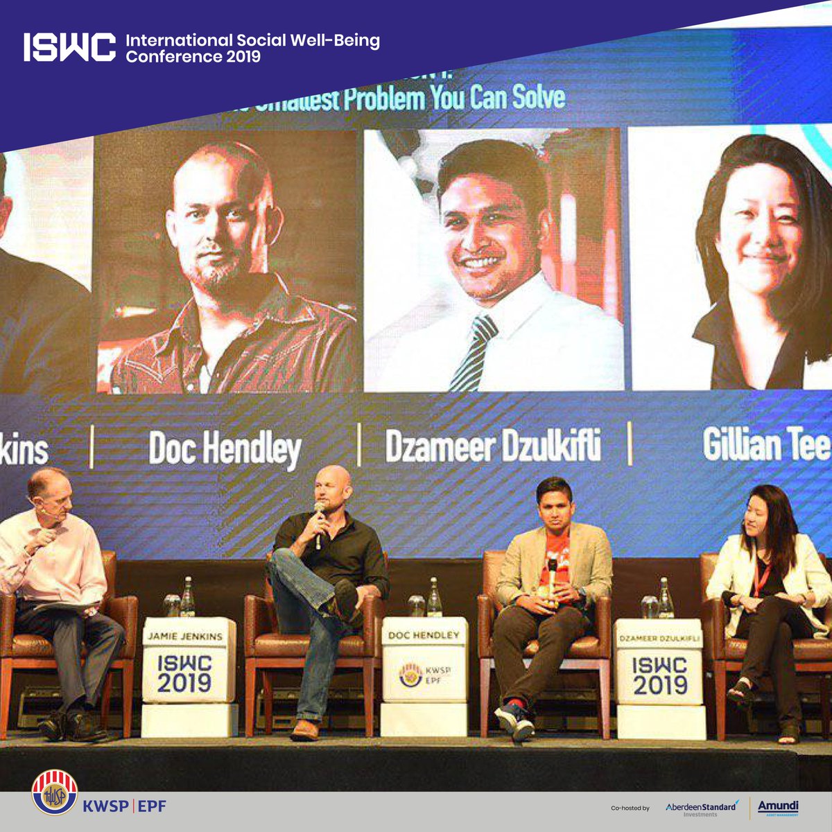 KWSPMalaysia's tweet image. And it&apos;s a wrap for #ISWC2019 Day 1! It was a  productive and fruitful sharing session with all participants by Doc Hendley, Dzameer Dzulkifli and Gillian Tee. See you guys tomorrow!
#SocialWellbeing #SocialSecurity #FinancialLiteracy