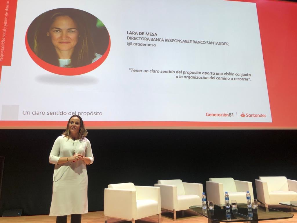 5050GL's tweet photo. ‼️Arranca el evento #ClaroSentidoDelPropósito de @bancosantander @santander_es @IWF_Spain con Isabel Tocino, María Ruiz y @Larademesa https://t.co/y1vUtduLt1