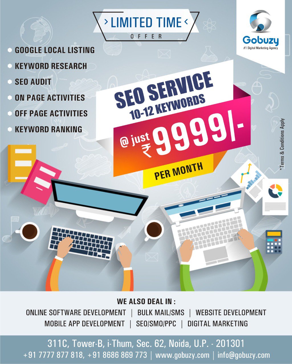Social Media Optimization Smo at Rs 5000/month in Noida