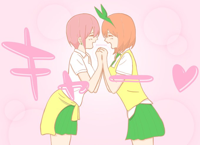 五姉妹ネット🌟五等分の花嫁さんがTwitterに投稿した中野四葉(五等分の花嫁)のイラスト。