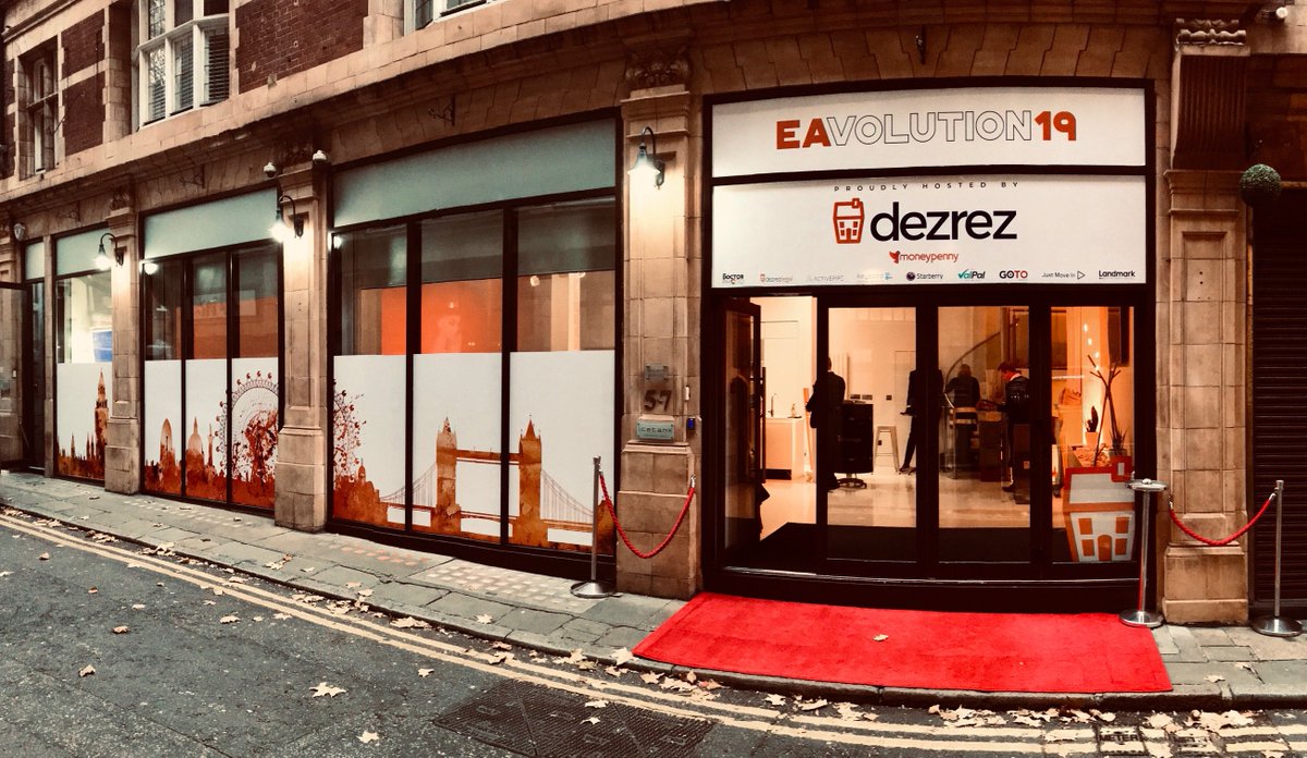 dezrezsoftware's tweet photo. EAVOLUTION19, Covent Garden - London, the team are already with 1000's of branches expected to be represented and with two guest speakers and a workshop ready to join the #property #technology #revolution #eavolution19
https://t.co/N6uyUMpzJE https://t.co/GpuXrQtZhh
