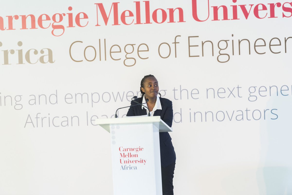 cmu_africa's tweet image. "My journey is proof that Africans are worth the investment. We are capable of great things when we put our minds to it. Together, let's write our continent's narrative; let's invent the future of our continent." - @evonwambo of @heptanalytics #CMUAfrica #StudyInRwanda