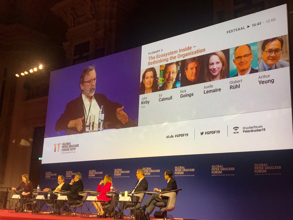 IsabellaMader_'s tweet photo. "Many people don't voice concerns. How do we address something that we don't see?
The only thing we can do is take in the diverse experiences of others. This will make us more creative."
@edcatmull @Pixar
@GDruckerForum #GPDF19 https://t.co/IjGMcxnGsJ