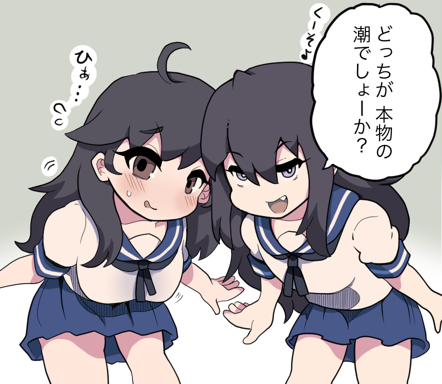 ここやし على تويتر 髪をおろすと潮とそっくりな事に定評のある曙