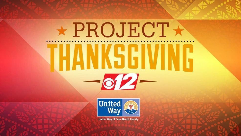 KaraDuffyCBS12's tweet photo. Thanksgiving just one week away. It’s not too late to help make the holiday special for families in need. Donate to @UnitedWayofPBC & @CBS12 #ProjectThanksgiving. Mission to provide each family with a warm meal. https://t.co/0RPDzBRaQS