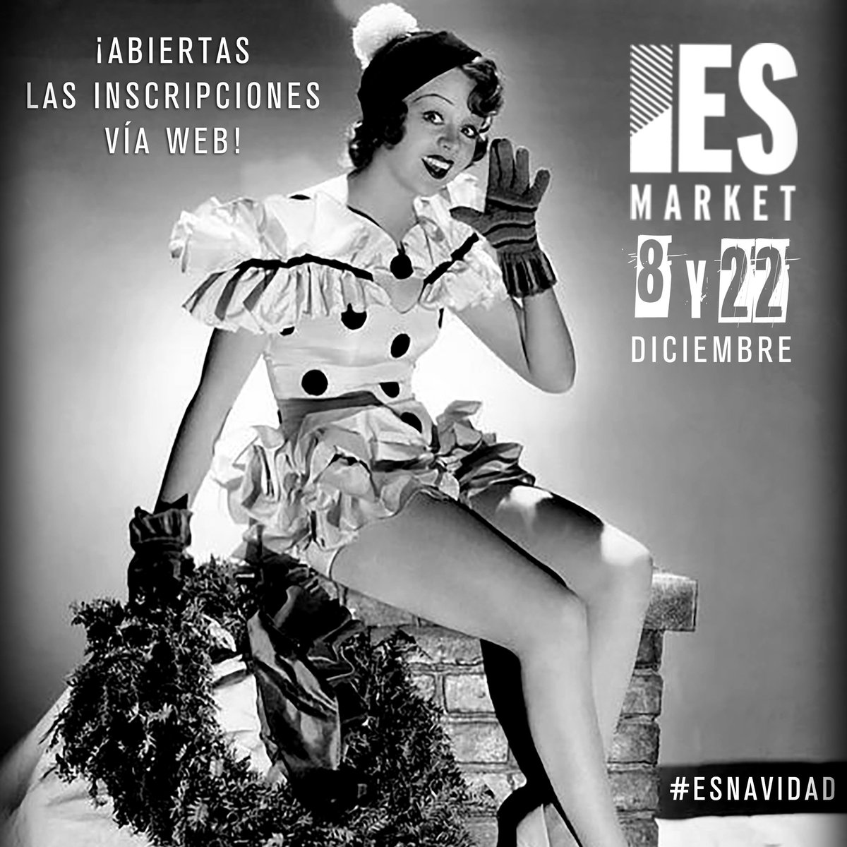 ¡Llamamiento a creadores! Después del pasado #domingo juntos, estamos pensando ya en la #Navidad. Hemos abierto en nuestra web las inscripciones para los mercados especiales de los días 8 y 22. Toda la información en 👉 bit.ly/EsDeNavidad 👈 #EsMarket #EsNavidad