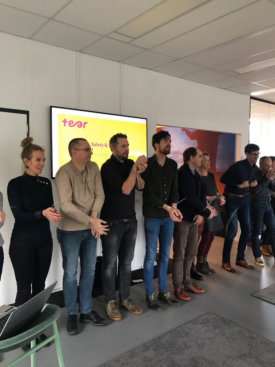 Veiligheidstraining bij @TearNetherlands :-) #veiligopreis #goedevoorbereiding