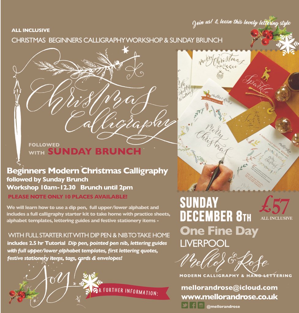 You, me, Brunch and Calligraphy!