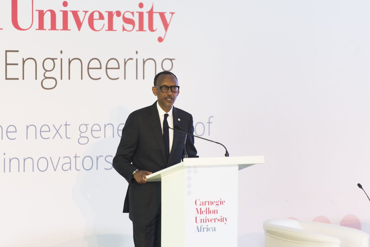 cmu_africa's tweet image. "#CMUAfrica is an important center for nurturing collaboration on our continent. We look forward to the community of skilled engineers and researchers being trained here, serving Africa and beyond." @PaulKagame #CMUAfrica #StudyInRwanda