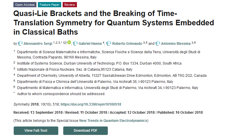 Symmetry_MDPI's tweet image. #mdpisymmetry Feature Paper &quot;Quasi-Lie Brackets and the Breaking of Time-Translation Symmetry for #Quantum Systems Embedded in Classical Baths&quot; in vol. 10 issue 10, for details see mdpi.com/2073-8994/10/1…
#spindynamics