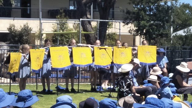 This morning we witnessed the lovely blessing by Fr’s Smith and Ebede and the official opening of stage 8A classrooms by Dr Debra Sayce of Catholic Education of WA