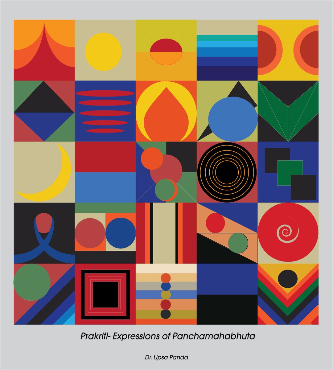 Prakriti-Expressions of Panchamahabhuta, an abstract art made by <a href="/imlipsa/">lipsa panda</a> , setting the theme for our workshop at <a href="/IGIBSocial/">CSIR-IGIB</a>. <a href="/moayush/">Ministry of Ayush</a> <a href="/MoHFW_INDIA/">Ministry of Health</a> <a href="/Vaidyakotecha/">Rajesh Kotecha</a> <a href="/AnuragAgrawalMD/">Anurag Agrawal</a> @shekar_mande <a href="/mukerjim/">mitali mukerji</a> <a href="/BRPrasher/">Dr. Bhavana Prasher</a> <a href="/imlipsa/">lipsa panda</a> <a href="/adita781/">adita78</a> <a href="/vedantayurveda/">Vedanta Ayurveda</a> <a href="/tnesari/">Dr. Tanuja Nesari</a> <a href="/AIIA_NDELHI/">All India Institute of Ayurveda, New Delhi</a>
