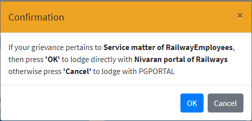 lavanyadeepak's tweet image. I don&apos;t this it is a good #UAT #UserAcceptance to show this prompt to 90% of users when only 10% is going to be #Railway staff.

@RailMinIndia @PiyushGoyalOffc @PMOIndia
