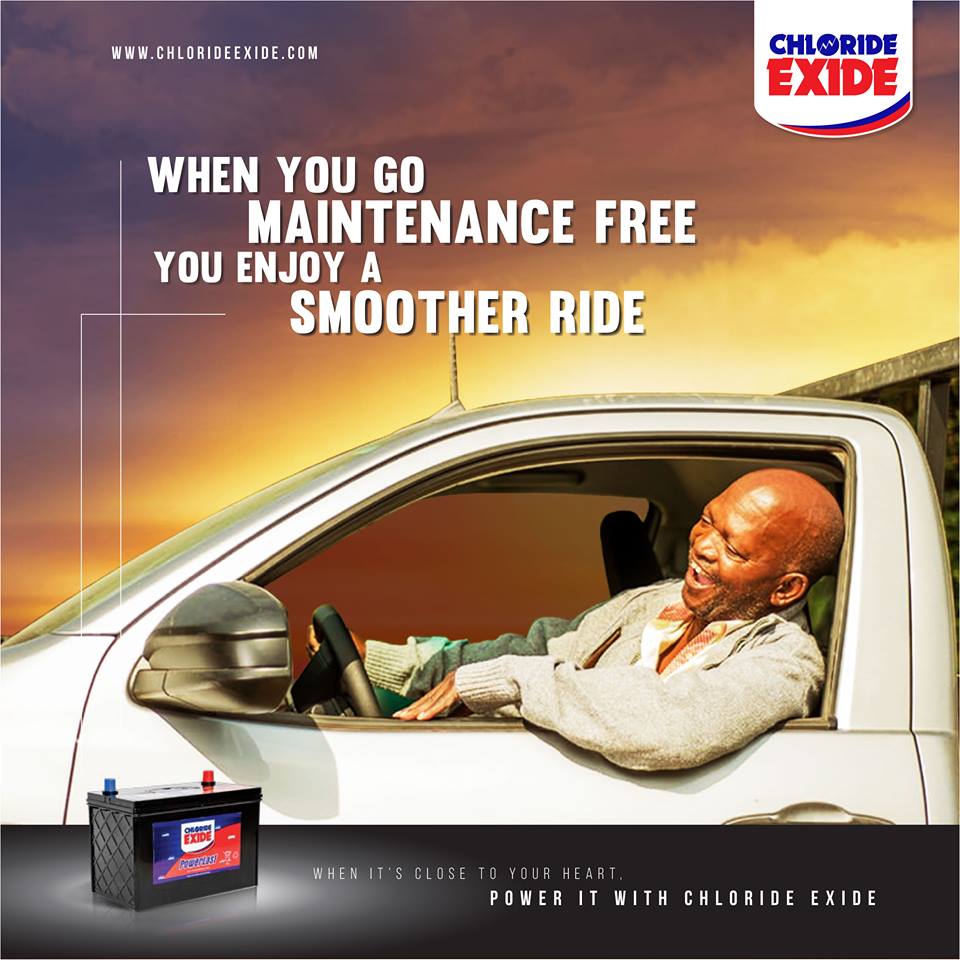 a3Route's tweet photo. Going Maintenance Free is truly liberating. Get the Chloride Exide PowerLast battery and forget that your car even has a battery. #FitItForgetIt with @chlorideexide! https://t.co/gAf7bEW5L2