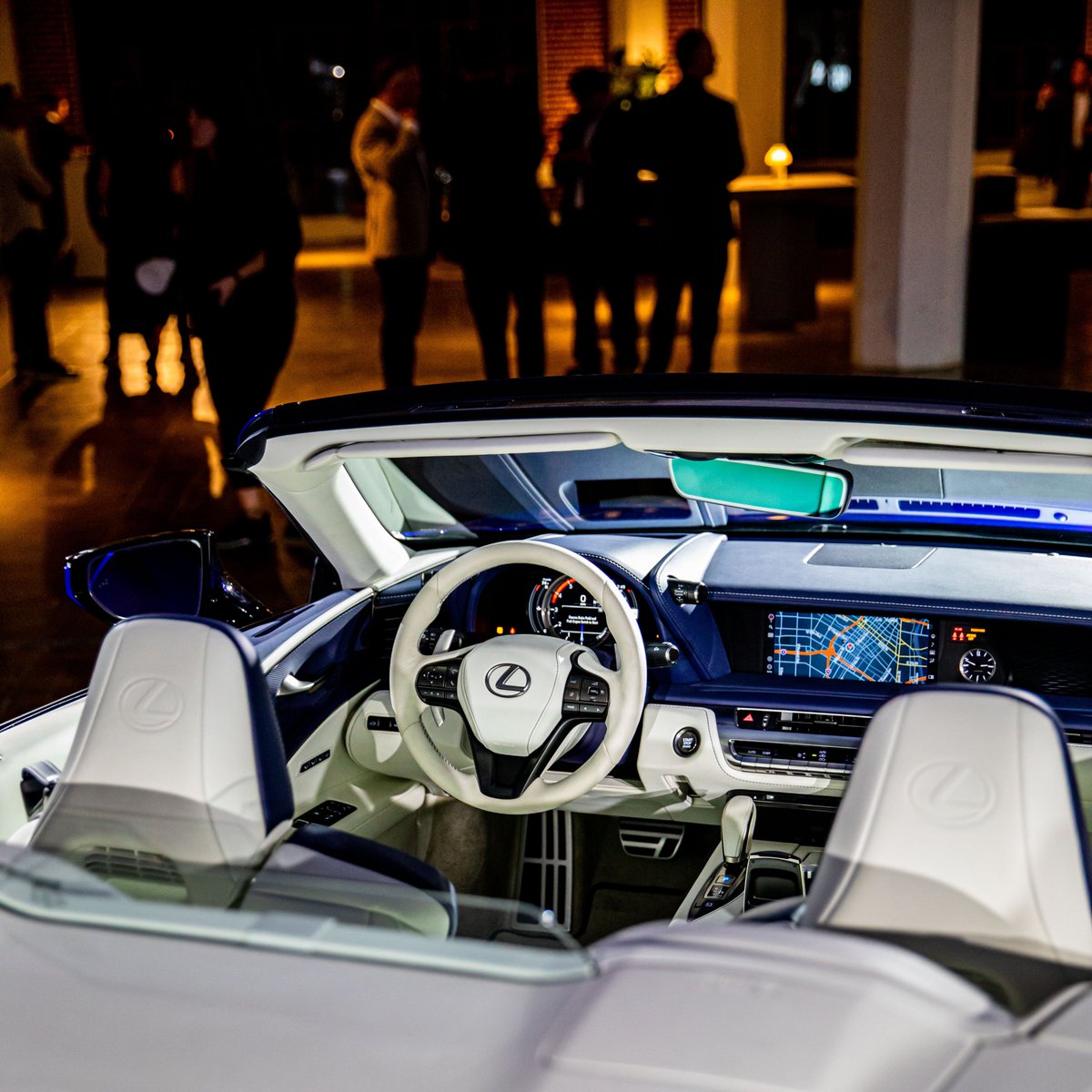 Lexus's tweet photo. Hours after their debut, you can still feel the electricity in the air. #LF30Electrified Concept #LexusLCC #LAAutoShow https://t.co/tX29D7YSV3