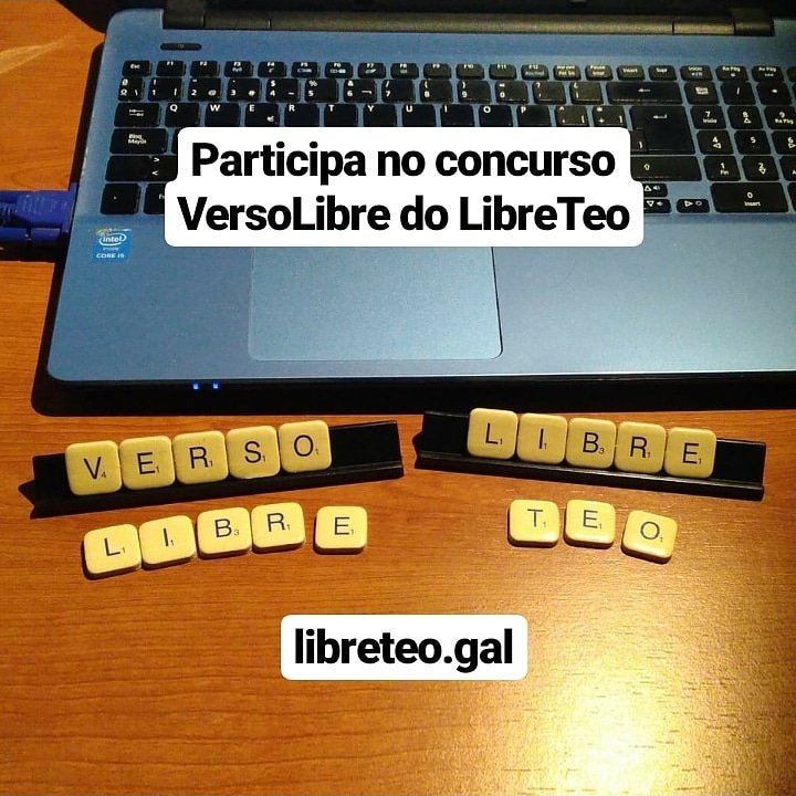 quenerapu's tweet image. (5 de 6) #LibreTeo2019. Concurso de #versoLibre. Bases e info sobre todas as actividades (e formulario de inscripción para as que teñen prazas limitadas) en libreteo.gal

--- organiza @ABERTEO
--- colaboran @concellodeteo, @dinahosting e #FrutasBarreiro
