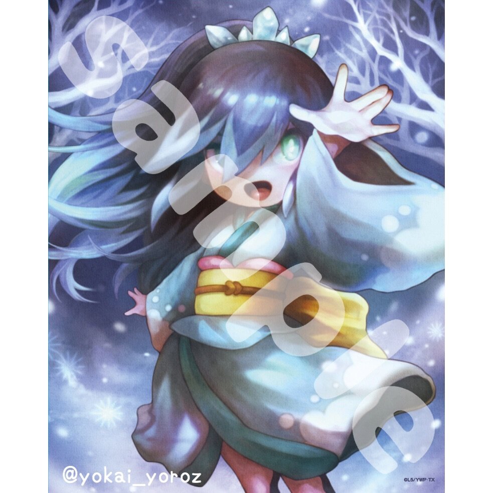 ふぶき姫　キャンバスアート　妖怪ウォッチ ふぶき姫 キャンバスアート 妖怪ウォッチ