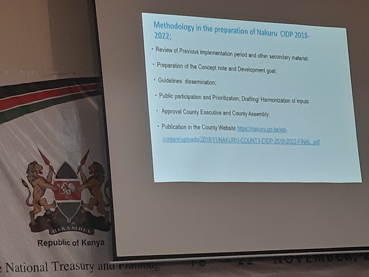 ๐ฐ๐
๐
๐พ๐
๐ฟ๐พ๐ฝ๐ถ๐ด (@pongeweb) on Twitter photo Dir. of Planning, Nakuru County, sharing the Evidence for Governance and Accountability in implementation of the Big 4 Agenda, the CIDPs and the ADPs #MEWeekKE2019 #EvalKE2019
@undpkenya <a href="/MonitoringKe_/">Monitoring&Evaluation Department</a> <a href="/Planning_Ke/">PlanningKE</a> <a href="/APCPolicy/">AfricanPolicy Centre</a> <a href="/madebe1969/">david kiboi</a> <a href="/kodhis2000/">Wuod Koyugi</a> <a href="/aloyce_ratemo/">Aloyce Ratemo</a> <a href="/ichwarajm/">Masini Ichwara, Ph.D</a> Dir. of Planning, Nakuru County, sharing the Evidence for Governance and Accountability in implementation of the Big 4 Agenda, the CIDPs and the ADPs #MEWeekKE2019 #EvalKE2019
@undpkenya <a href="/MonitoringKe_/">Monitoring&Evaluation Department</a> <a href="/Planning_Ke/">PlanningKE</a> <a href="/APCPolicy/">AfricanPolicy Centre</a> <a href="/madebe1969/">david kiboi</a> <a href="/kodhis2000/">Wuod Koyugi</a> <a href="/aloyce_ratemo/">Aloyce Ratemo</a> <a href="/ichwarajm/">Masini Ichwara, Ph.D</a>