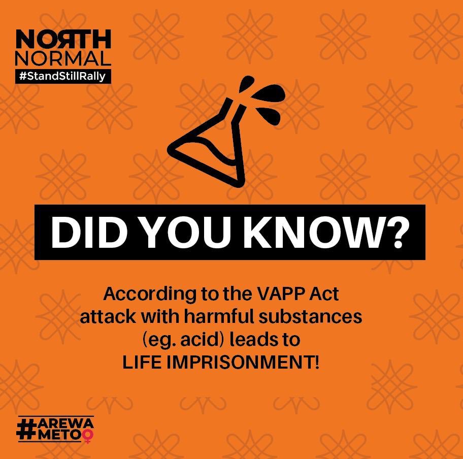 The North Normal Stand Still Rally is in four days, if you stay in minna or around it environs you can join us on the 25th of November, 2019 at Niger State House of Assembly by 10am.

Let’s Stand To End Violence because it’s not our culture. #ArewaMeToo #StandStillRally #NoToSGBV