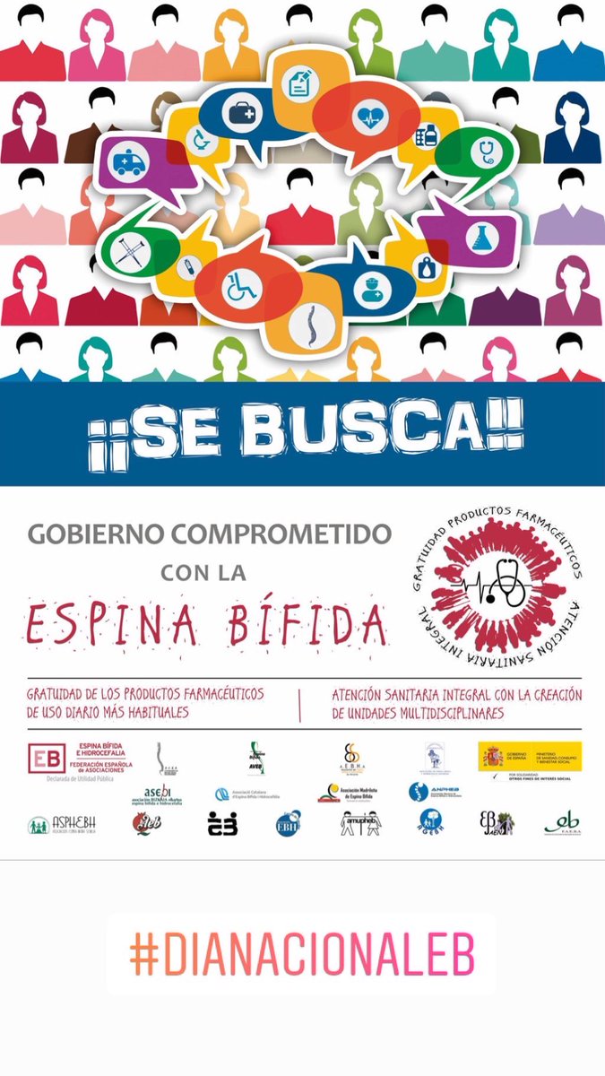 Fruto del trabajo junto a nuestras entidades, presentamos hoy Día Nacional de la #EspinaBifida #EB, el nuevo Decálogo con los ocho puntos claves que las personas con esta malformación congénita, necesitan que se cumplan para mejorar su calidad de vida. 
#21nov #DiaNacionalEB