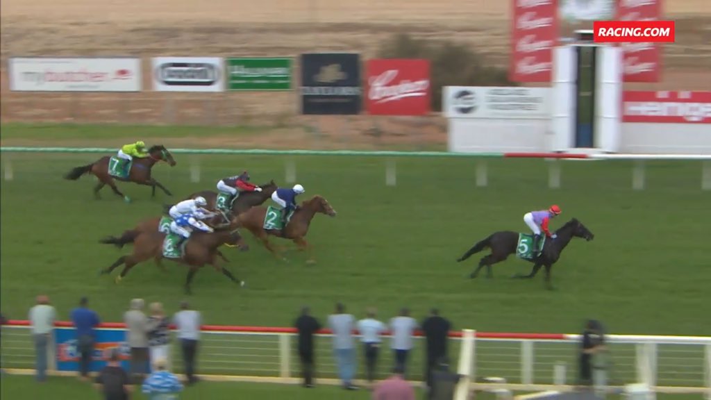 Back to back wins for the Little Black ⚡️flash today <a href="/BalaklavaRacing/">Balaklava Racing</a>. Another great <a href="/KaylaCrowther2/">Kayla Crowther</a> ride makes it 2 from 2 on her. Win No. 6 &amp; ticks over $150k prize money. Congrats to all connections. Bred by <a href="/MirandaPark888/">Miranda Park</a> she’s by <a href="/BlueGumFarm/">Blue Gum Farm</a> sire Turffontein. #atomiclokade