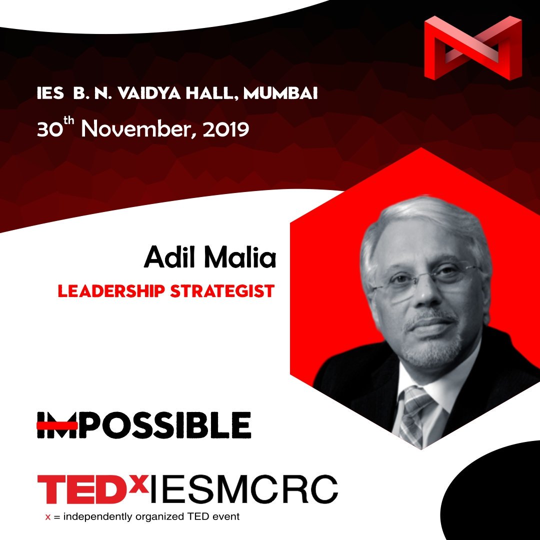 #Leadership is about making others better as a result of your presence and making sure that #impact lasts in your absence.  We have with us Mr. Adil Malia who has an experience of 4 decades in India as well as overseas in the senior management in different #industries and sectors
